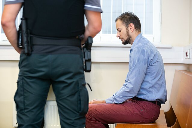 Šarūnas Narbutas teismo posėdyje
