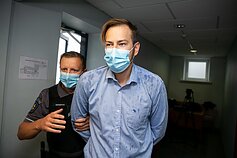 Šarūnas Narbutas teismo posėdyje