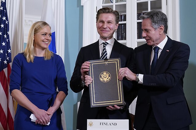 Suomija pasirašė karinio bendradarbiavimo susitarimą su JAV