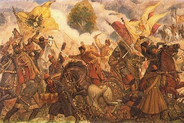 Перемога українських та кримськотатарських військ над московською армією у Конотопській битві, 1659 р.