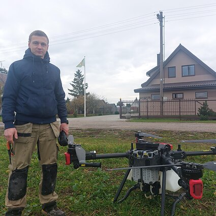 Gimtoji žemė. Agrodronai iš esmės keičia tradicinį augalinininkystės ūkį