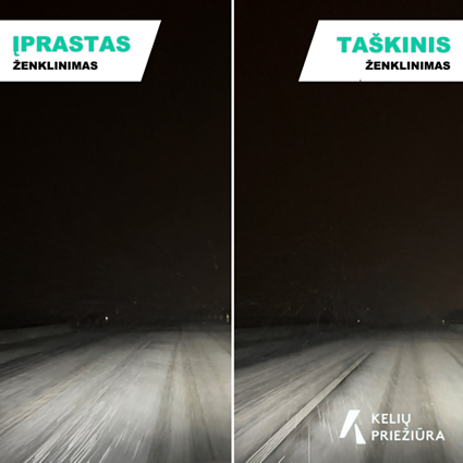 Taškinis kelio ženklinimas