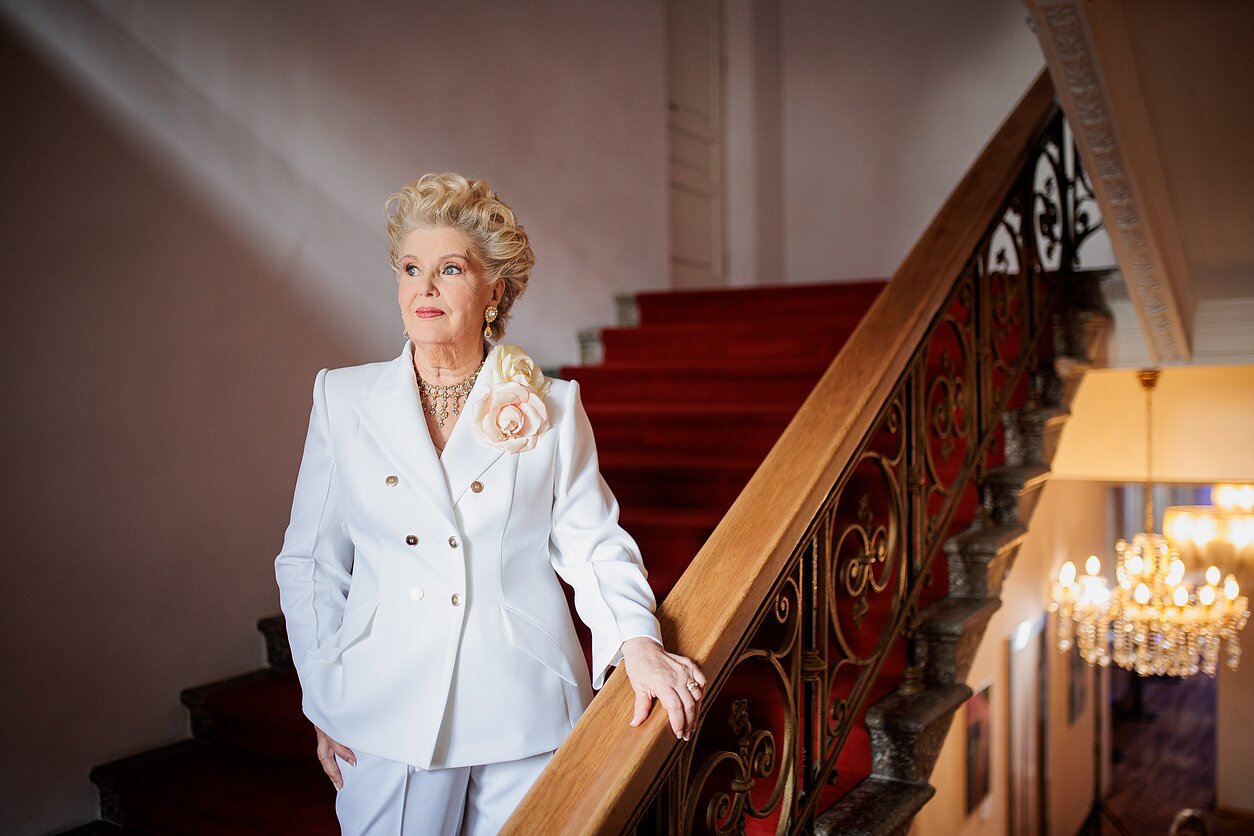 Vaivos Mainelytės jubiliejaus filmavimas