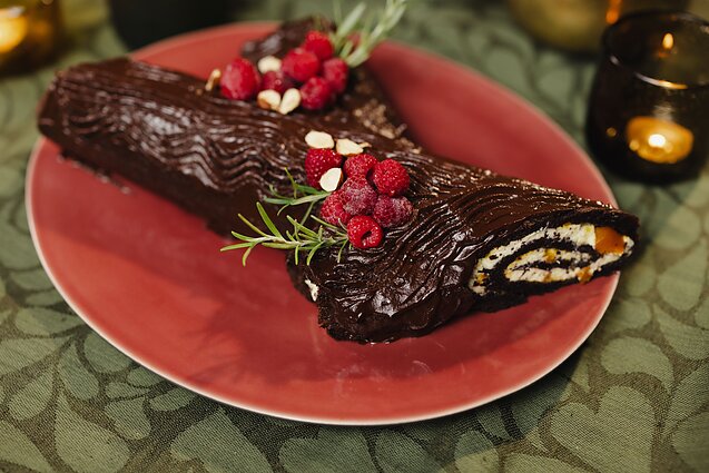 Kalėdinis desertas per 20 minučių – misija įmanoma: Beata šventinį stalą siūlo puošti šokoladine „malka“