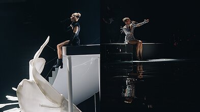 Jessicos Shy koncerto akimirka