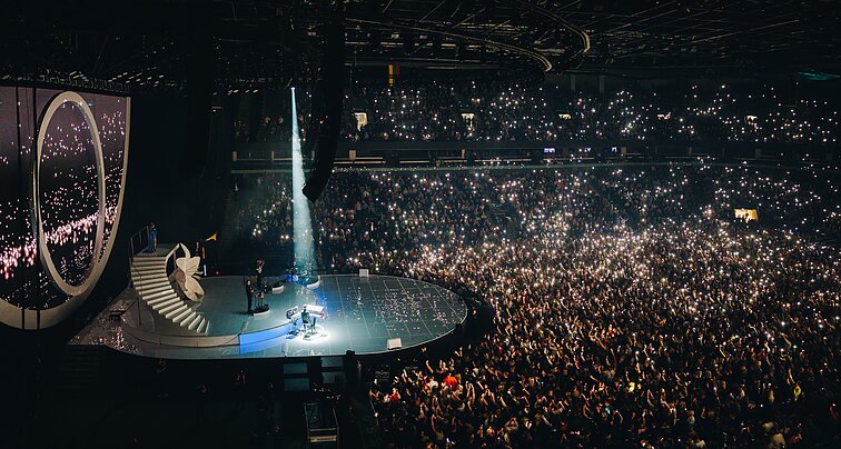 Jessicos Shy koncerto akimirka