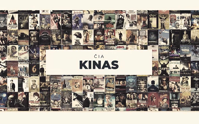 Čia – kinas. Kalėdų simboliai kine