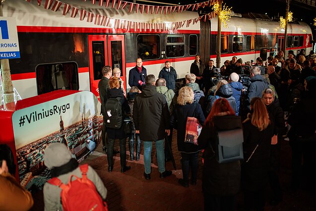 Po prawie do 20 latach z Wilna do Rygi odjechał pociąg