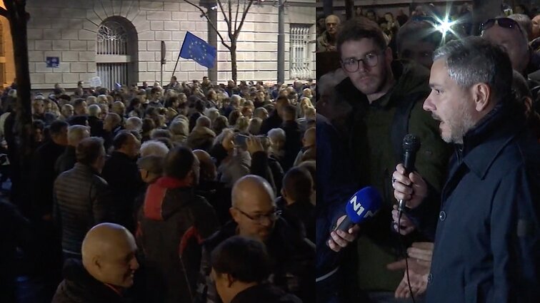 Belgrade – 9-asis protestas dėl rinkimų pažeidimų: reikalaujama paleisti apie 30 sulaikytų studentų