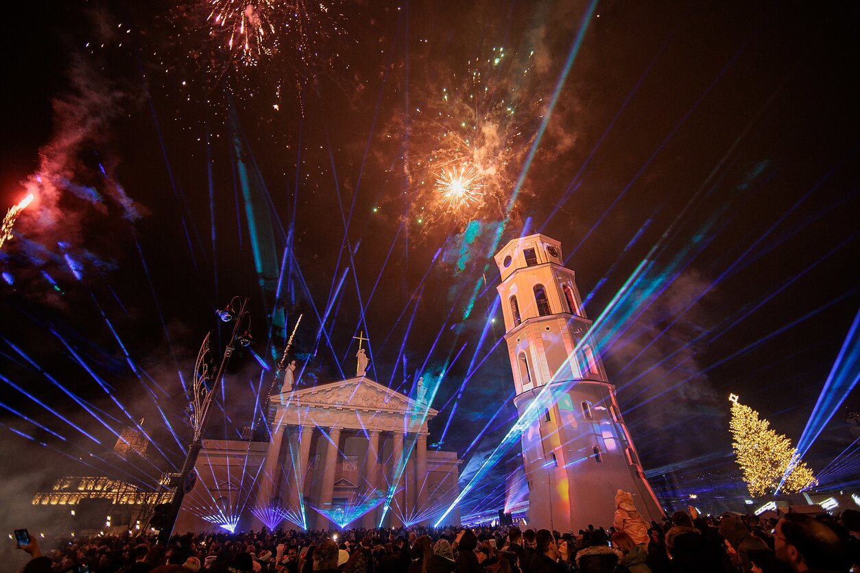New Year celebration in Vilnius