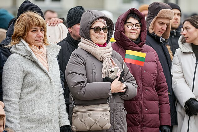 Sausio 1-ąją Gedimino paminklo papėdėje – Lietuvos vėliavos dienos ceremonija Sausio 1-ąją Gedimino paminklo papėdėje – Lietuvos vėliavos dienos ceremonija