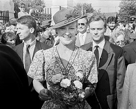 Queen Margrethe II of Denmark visiting Lithuania Queen Margrethe II of Denmark visiting Lithuania