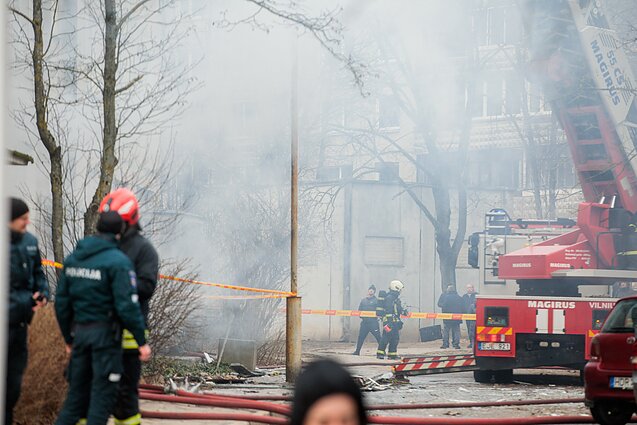 Gaisras daugiabutyje Viršuliškių g.