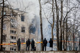 Gaisras daugiabutyje Viršuliškių g.