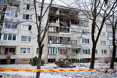 Gaisro Viršuliškėse padariniai