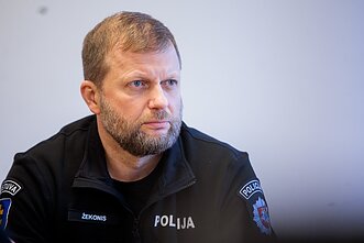 Vilniaus apskrities vyriausiojo policijos komisariato viršininkas Renaldas Žekonis Vilniaus apskrities vyriausiojo policijos komisariato viršininkas Renaldas Žekonis