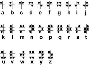 Alfabet Braille'a 