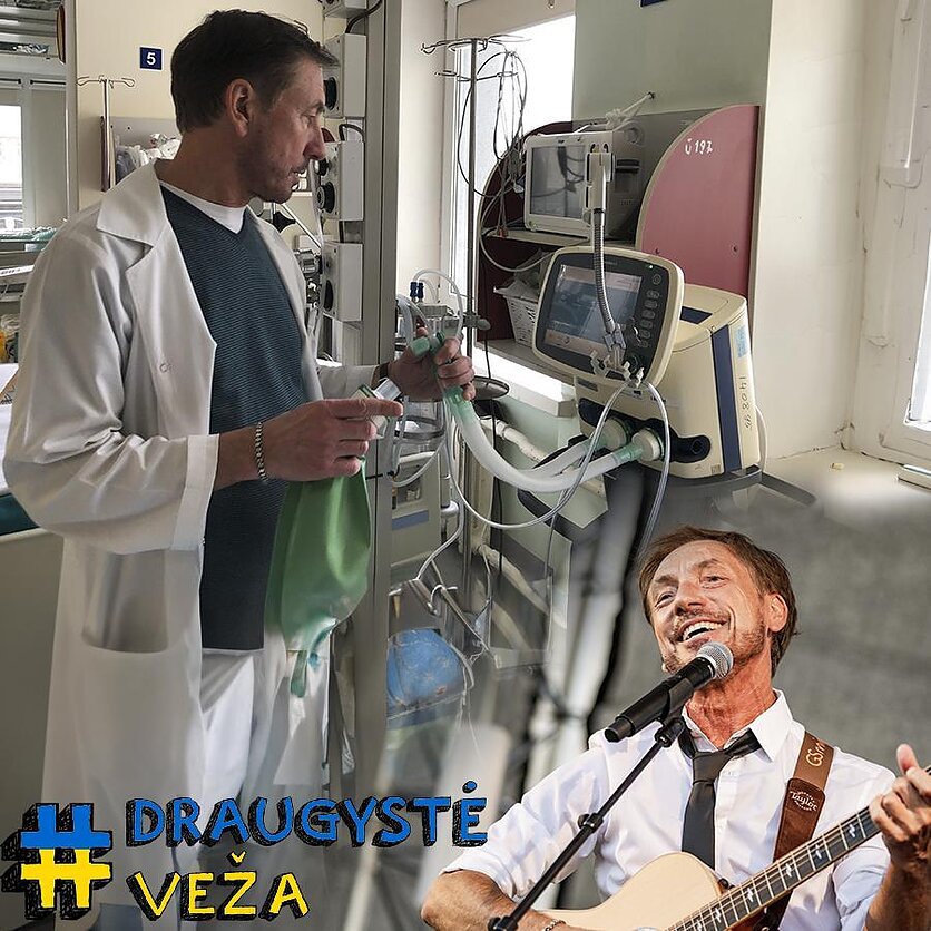 Draugystė veža. Vygantas Kazlauskas – tarsi du viename: medicina gydo kūną, o muzika – sielą