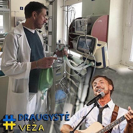 Draugystė veža. Vygantas Kazlauskas – tarsi du viename: medicina gydo kūną, o muzika – sielą