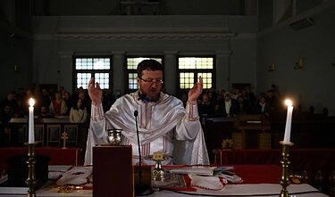 Настоятель української православної громади Константинопольського Патріархату у Литві отець Георгій Рой Настоятель української православної громади Константинопольського Патріархату у Литві отець Георгій Рой