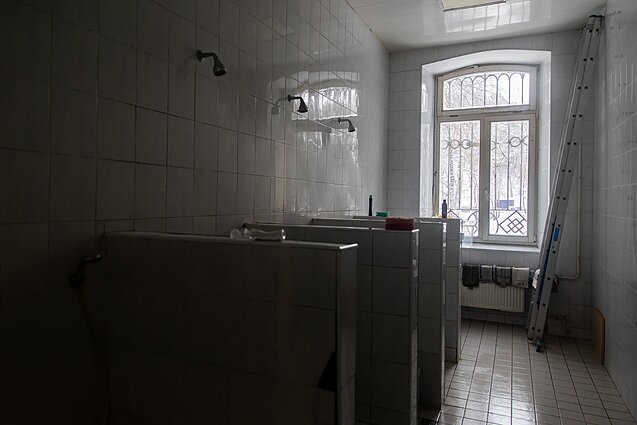 Ūmios psichiatrijos skyriaus dušinė