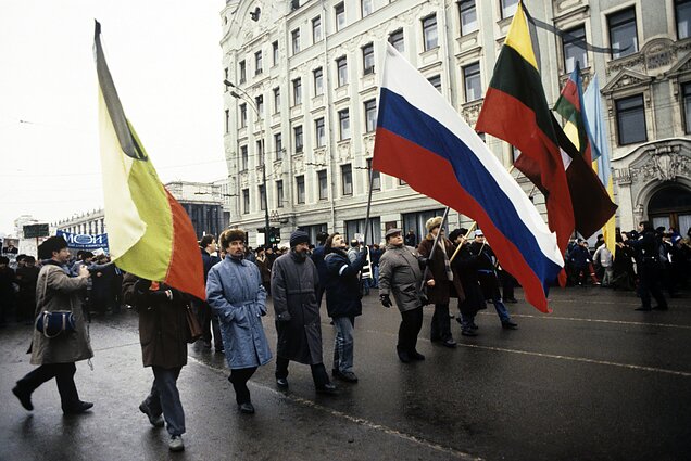 Pro-Lithuania rallies in Moscow after January events