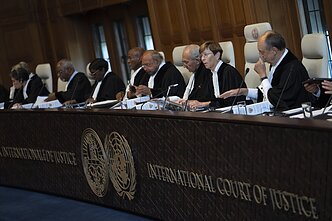 Tarptautinio Teisingumo Teismo teisėjų kolegija, asociatyvi nuotr.