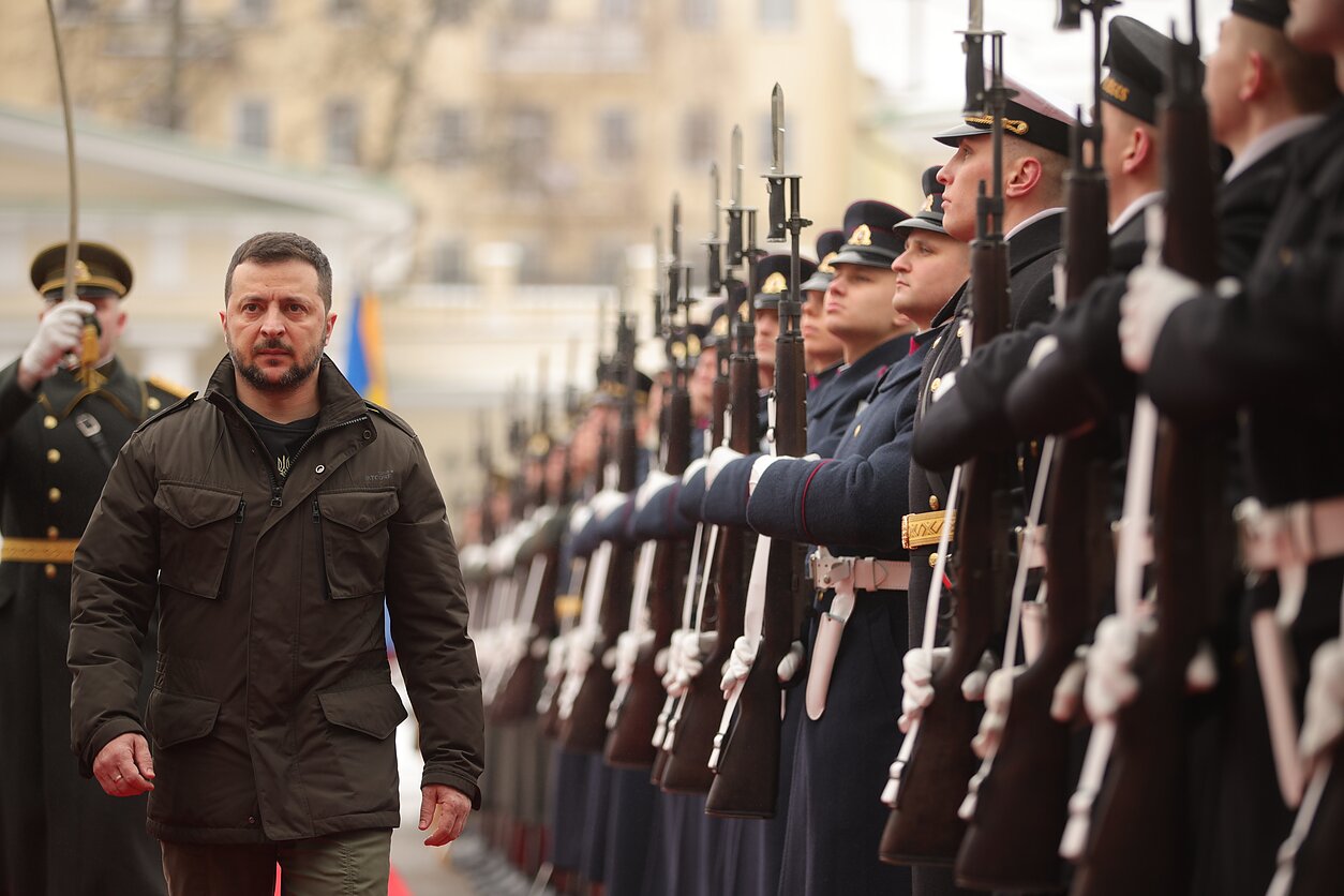 Wołodymyr Zełenski i Gitanas Nausėda Wołodymyr Zełenski i Gitanas Nausėda
