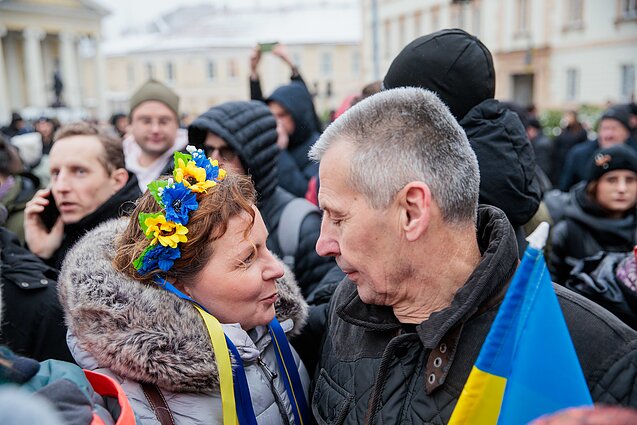 В. Зеленский в Вильнюсе обратился к жителям Литвы
