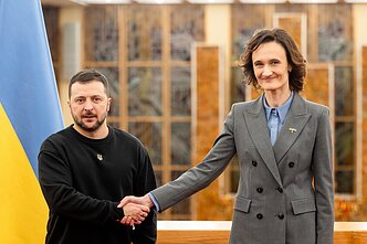 В. Зеленский и В. Чмилите-Нильсен В. Зеленский и В. Чмилите-Нильсен