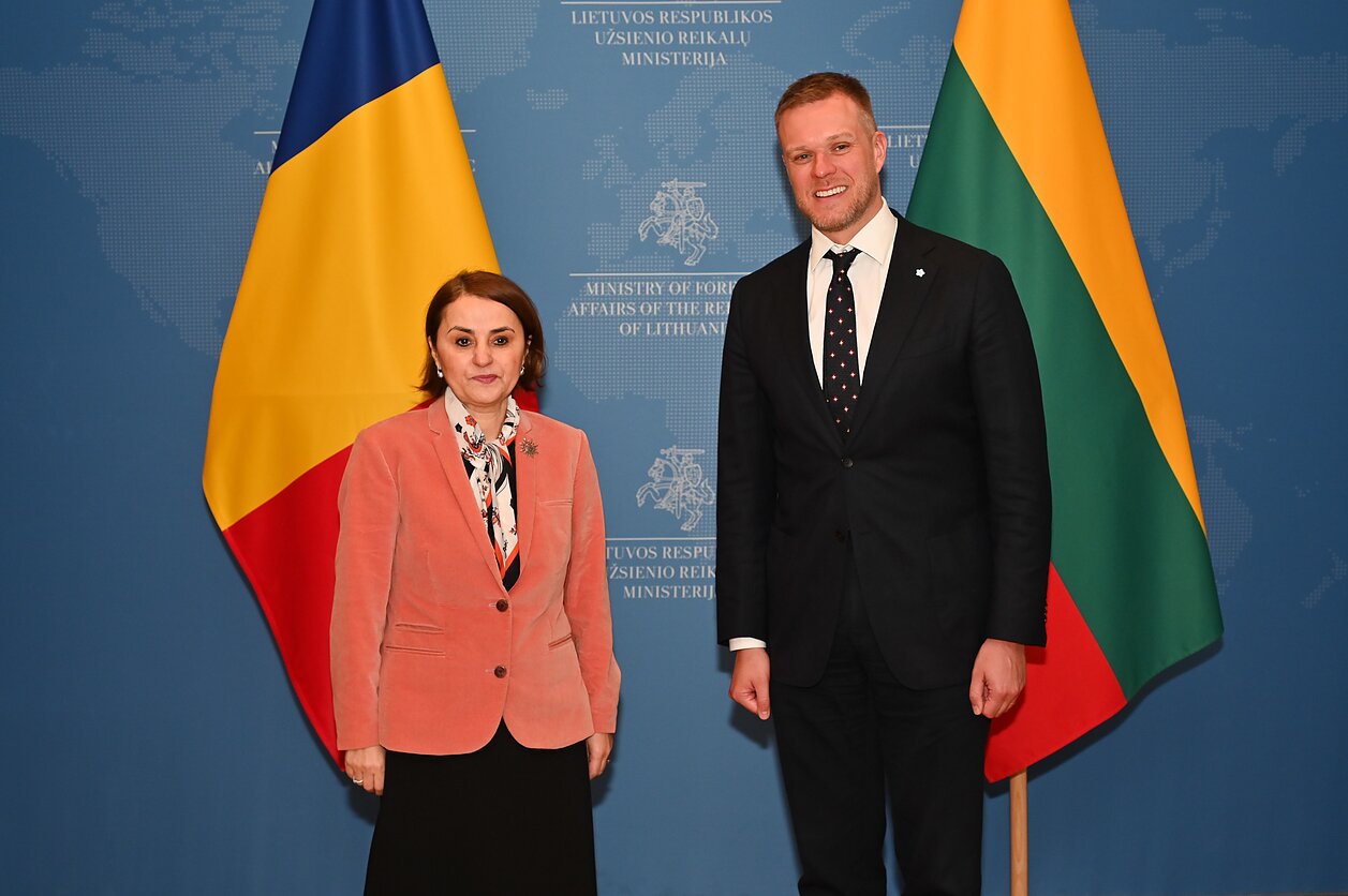 Gabrielius Landsbergis susitiko su Rumunijos ministre Luminita-Teodora Odobescu Gabrielius Landsbergis susitiko su Rumunijos ministre Luminita-Teodora Odobescu
