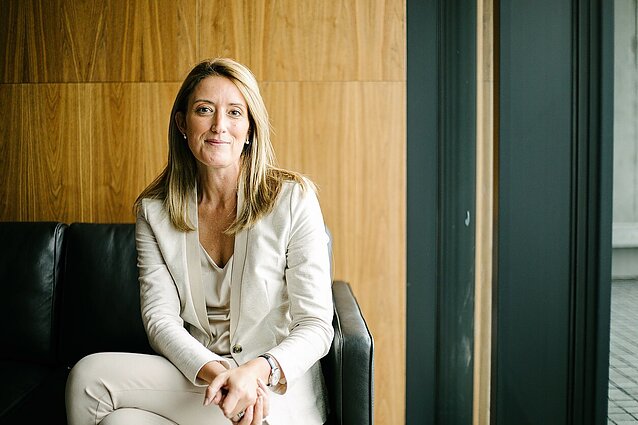Žinios. Šiandien į Lietuvą atvyksta Europos Parlamento pirmininkė Roberta Metsola