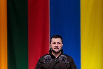 Volodymyro Zelenskio kalba Daukanto aikštėje Volodymyro Zelenskio kalba Daukanto aikštėje