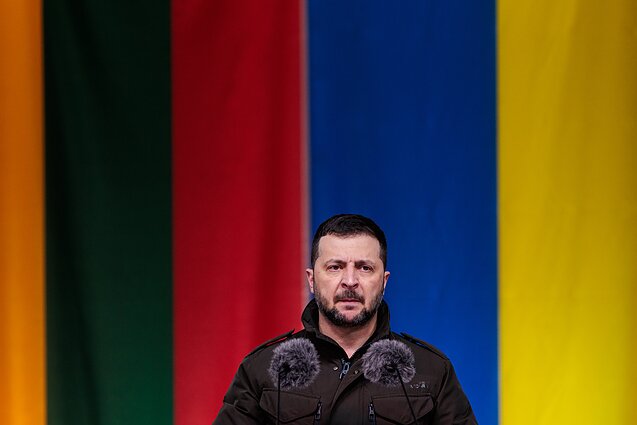 Volodymyro Zelenskio kalba Daukanto aikštėje Volodymyro Zelenskio kalba Daukanto aikštėje