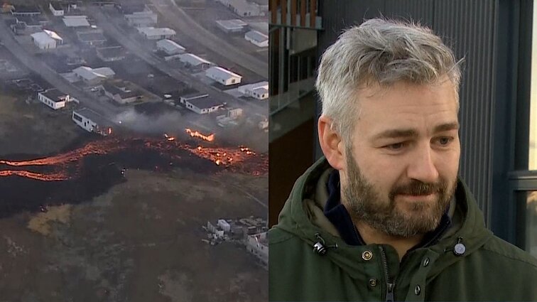 Islandijoje vėl išsiveržus ugnikalniui, gyventojai regi, kaip lavoje tirpsta jų turtas: siurrealistiška stebėti, kaip tavo šeimos namai tiesiog išnyksta