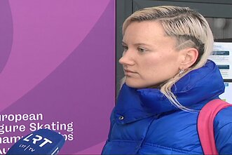Europos dailiojo čiuožimo čempionate Kaune dirbusi Kaja Elena Brilė Europos dailiojo čiuožimo čempionate Kaune dirbusi Kaja Elena Brilė