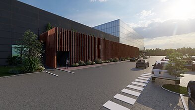 Naujo pastato prie Vilniaus „Akropolio“ statybos