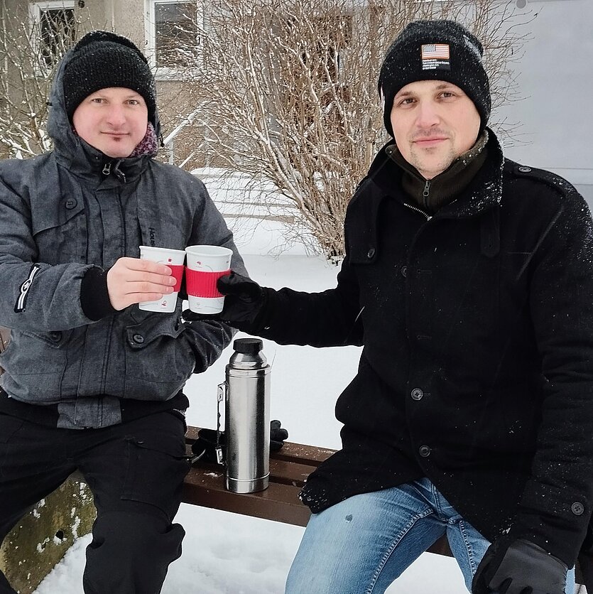 Donatas Šukelis,  „Bėgantis drambliukas“ įkūrėjai Gediminas ir Vladas