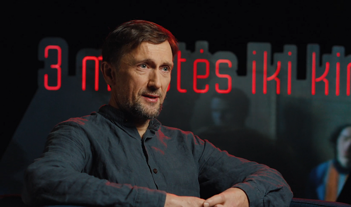 3 minutės iki kino. Vaidybinį filmą „Sausis” pristato aktorius Aleksas Kazanavičius