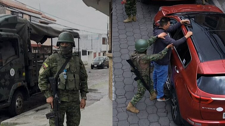 Įtampa Ekvadore neslūgsta: prezidentui paskelbus karą gaujoms, baiminamasi įtartinų patikrinimų ir sulaikymų