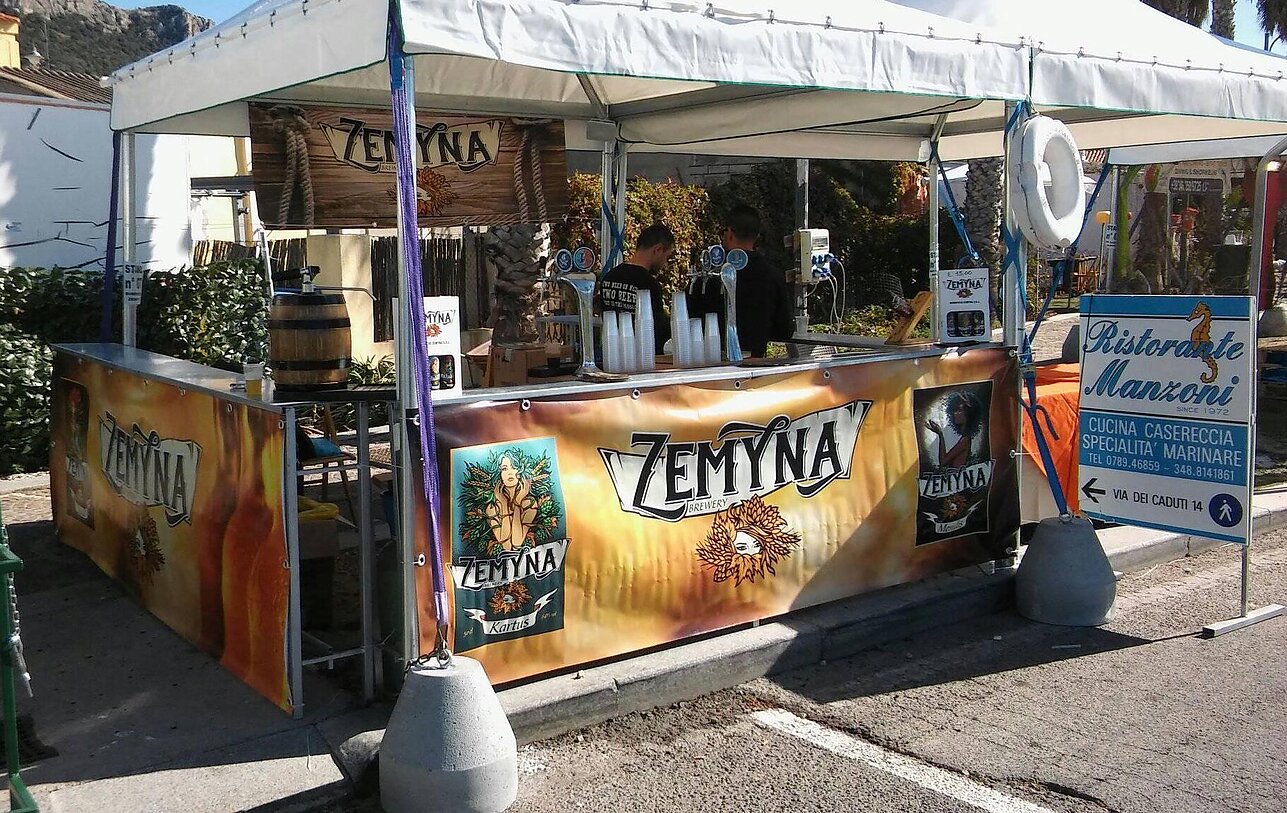 Žemyna bar in Sardinia