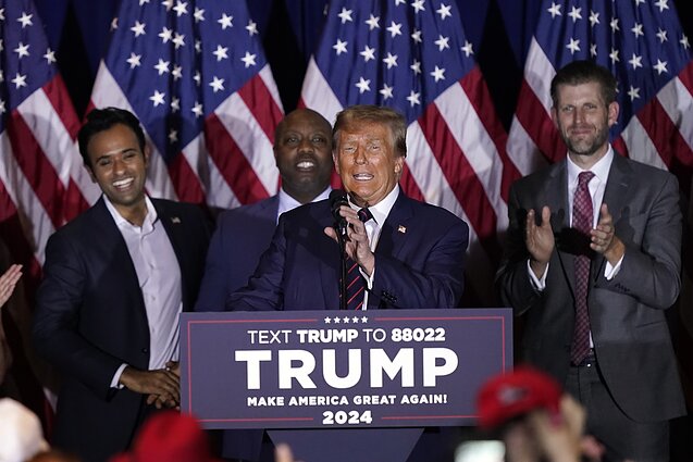 Naujajame Hampšyre – Trumpo pergalė: Nikki Haley sako, kad iki rinkimų pabaigos – dar toli