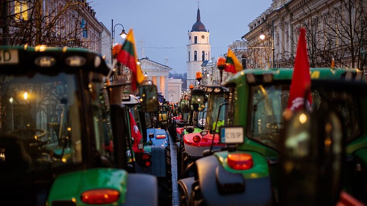 Kelmės rajono ūkininkų sąjungos pirmininkas: ne pramogauti į Vilnių atvykome – problemų yra apsčiai