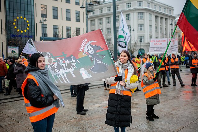  Vilniuje prasideda kelias dienas truksiantis ūkininkų protestas