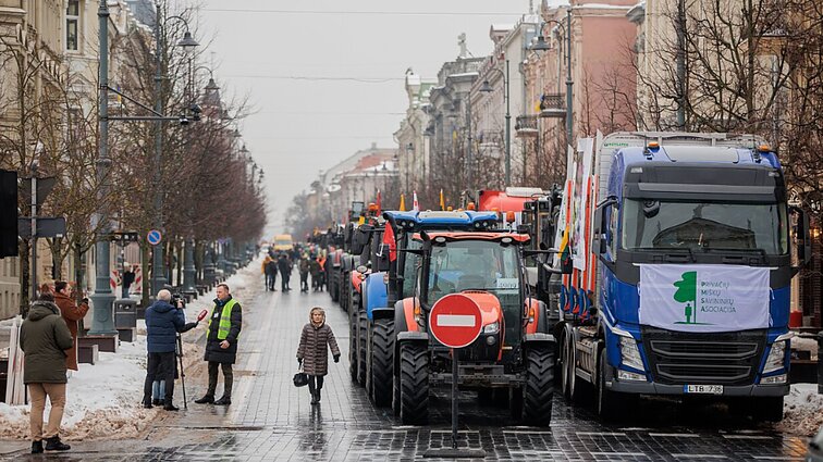 Ūkininkas iš Kelmės rajono apie besitęsiantį protestą Vilniuje: nepalaikančių visada bus