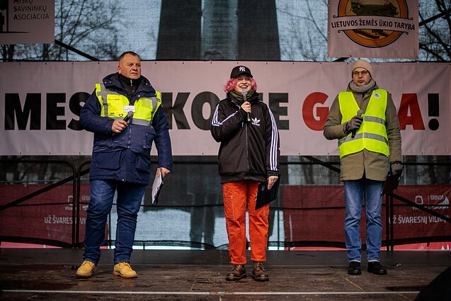 Vilniuje prasideda kelias dienas truksiantis ūkininkų protestas