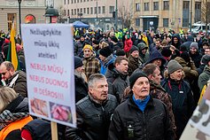 Vilniuje prasideda kelias dienas truksiantis ūkininkų protestas