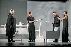 Spektaklis „Patina“ (rež. Eglė Švedkauskaitė). Valstybinis Šiaulių dramos teatras