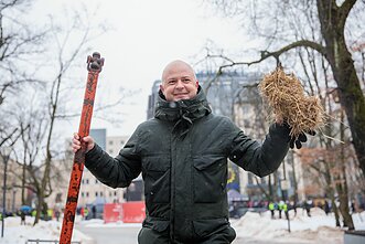 Proteste pasirodė aplinkos ir ūkio ministrai 