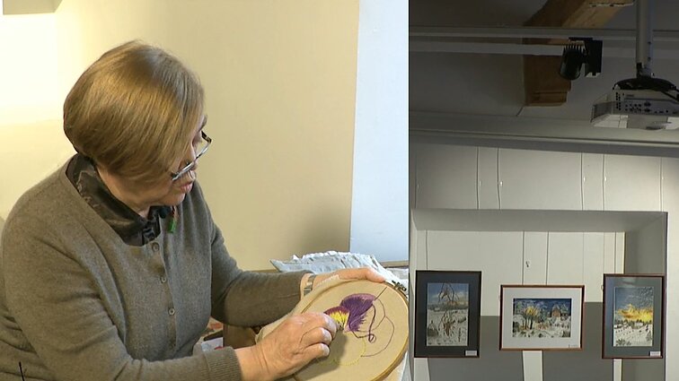 Parodoje „Tapyba dygsneliu“ – iš Moldovos kilusios menininkės darbai